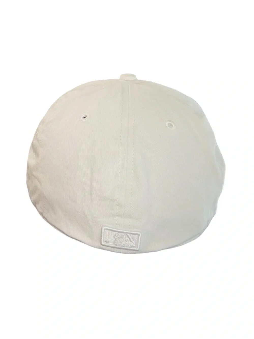 New Era Kids All-White Embroidered Logo Baseball Cap